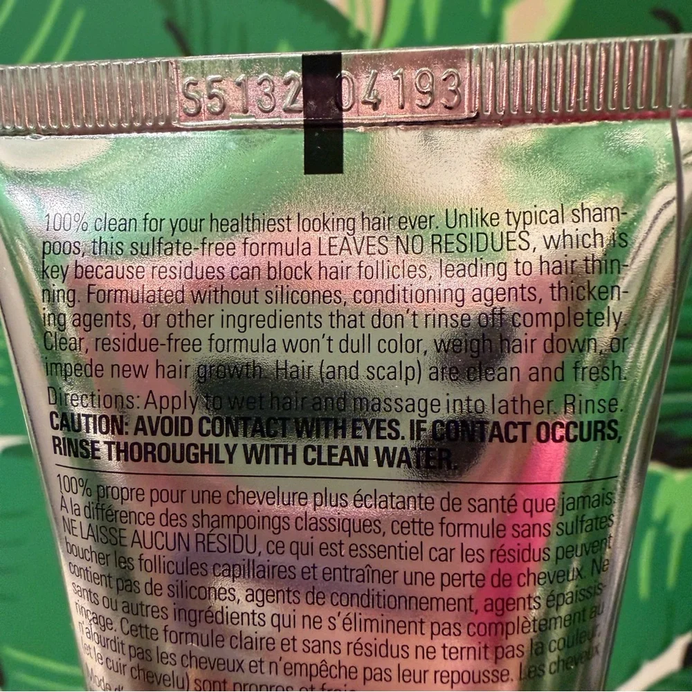 NWT Color Wow Color Security Shampoo Travel Size 2.5 oz 75 mL